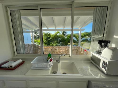 Η κουζίνα ή μικρή κουζίνα στο 5 min Orient Bay, spacious condo - Idolem résidence unité 1 - 57 rue du Mont Vernon 1