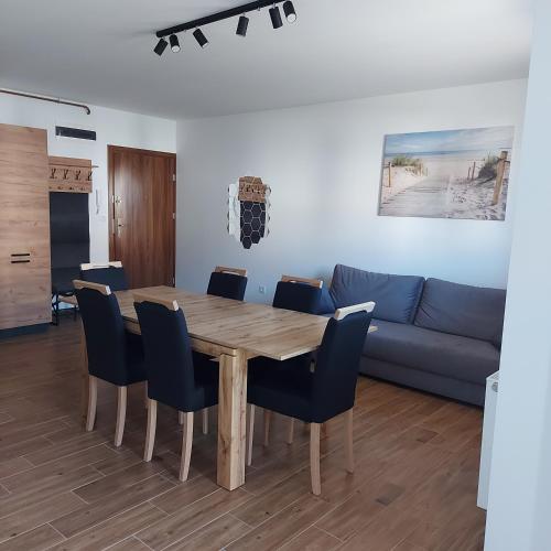 Χώρος καθιστικού στο Apartament Ewelina Darłówko