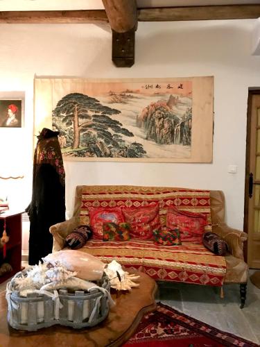 Ruang duduk di U Fragnu di perruccio