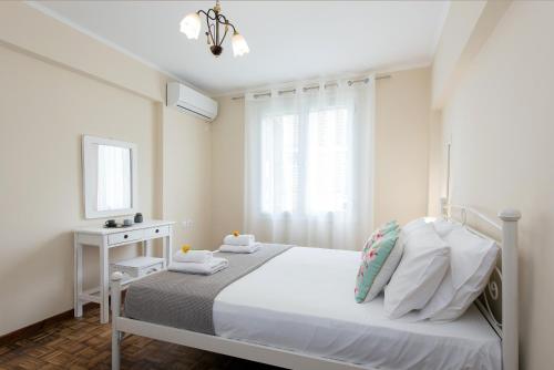 Postel nebo postele na pokoji v ubytování KS APARTMENT