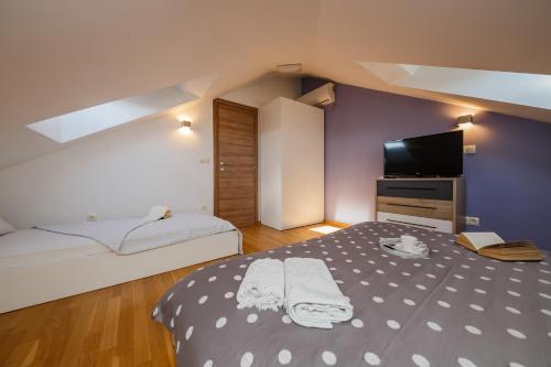 Posteľ alebo postele v izbe v ubytovaní Apartment Angels