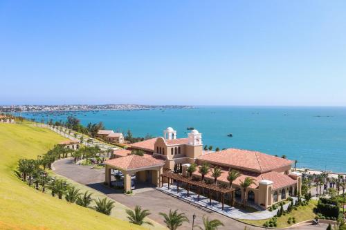 an aerial view of a resort with the ocean at Centara Mirage Resort Mui Ne in Mui Ne