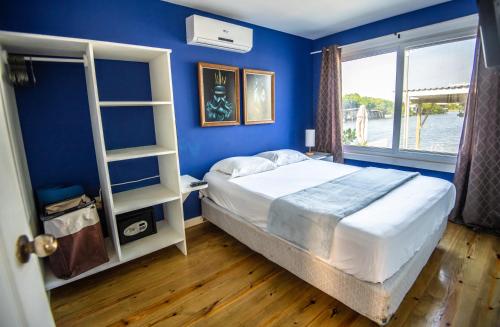 Postel nebo postele na pokoji v ubytování Moon Apartments