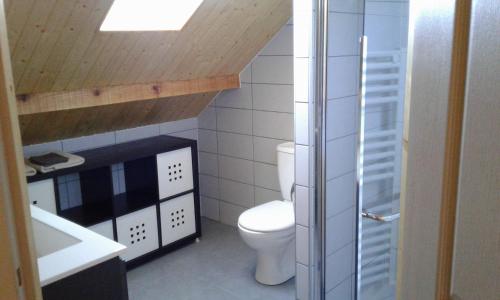 Koupelna v ubytování Chambre d'hotes des Poisets