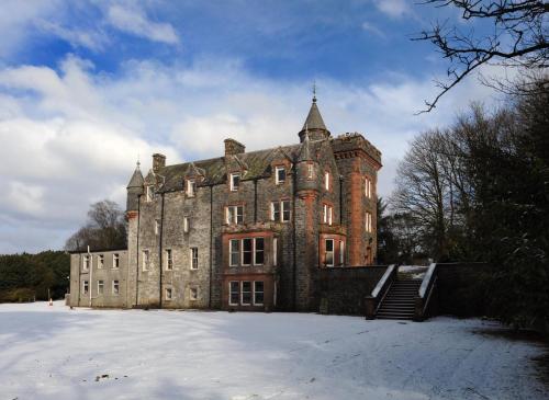 Machermore Castle að vetri til