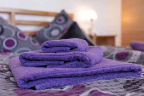 Postel nebo postele na pokoji v ubytování Vanek Apartment