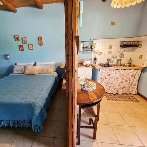 Postel nebo postele na pokoji v ubytování Cascina Beneficio