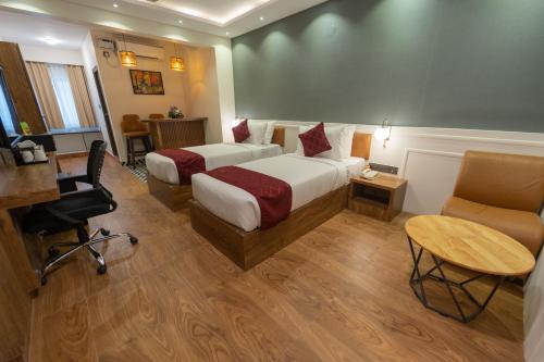 Clarks Inn , Airport Bangaloreにあるシーティングエリア