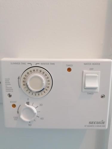 a close up of a washing machine with a control panel at 4 Clifden Court in Clifden