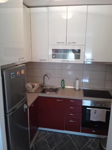 Dapur atau dapur kecil di Apartment Lazarus Banja Luka