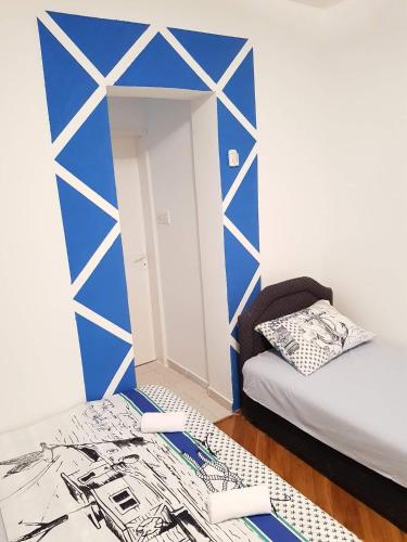 Кровать или кровати в номере Montenegro Apartments - Private Beach