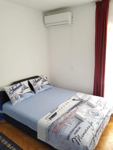 Кровать или кровати в номере Montenegro Apartments - Private Beach