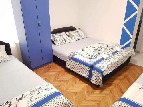 Кровать или кровати в номере Montenegro Apartments - Private Beach