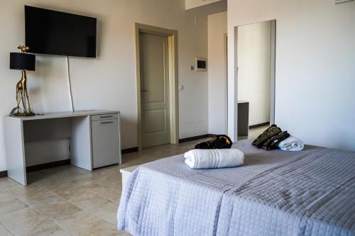 Letto o letti in una camera di DubaiBeachotel