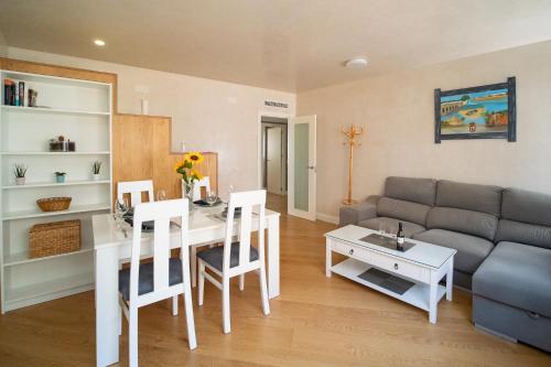 A seating area at Sunflowers