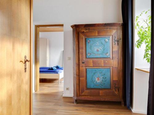 Postel nebo postele na pokoji v ubytování Vanek Apartment