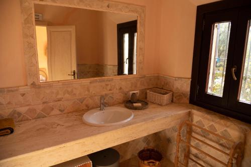 Koupelna v ubytování Finca Olivar