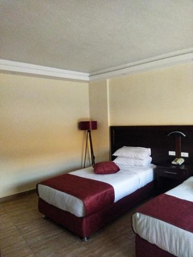 petra agora hotelにあるベッド