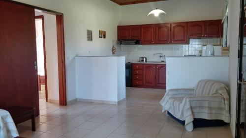 Kuchyň nebo kuchyňský kout v ubytování Dora Apartments