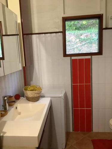 Koupelna v ubytování Villa Petitparadis