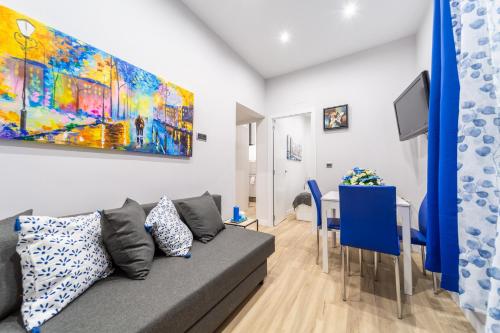 Cozy Blue Apartment Zona de estar