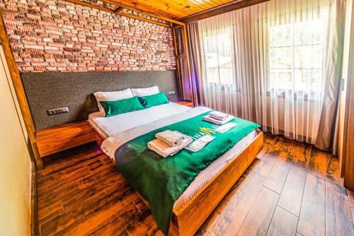 Кровать или кровати в номере Inanlar Premium Suites & Villas