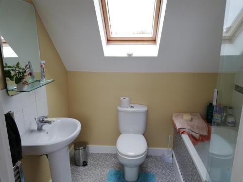 Kylpyhuone majoituspaikassa Cuilcagh House