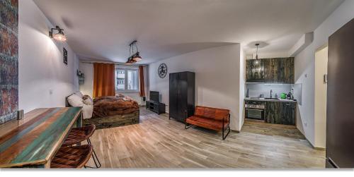Posedenie v ubytovaní Duna Aréna Boutique Apartment