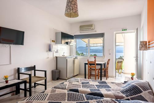 Posteľ alebo postele v izbe v ubytovaní Angela Apartments new listing