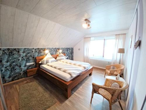 Postel nebo postele na pokoji v ubytování Ferienwohnungen Finke