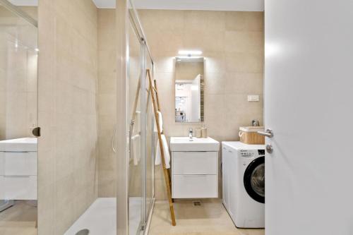 Ένα μπάνιο στο Apartments Karla & Jakov