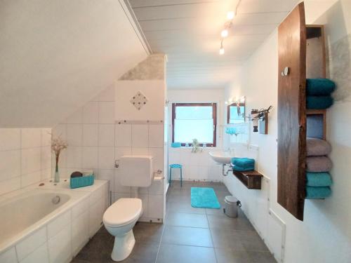 Koupelna v ubytování Ferienwohnungen Finke
