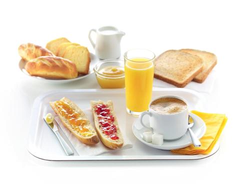 Svečiams siūlomi pusryčių variantai apgyvendinimo įstaigoje Première Classe Chateauroux - Saint Maur