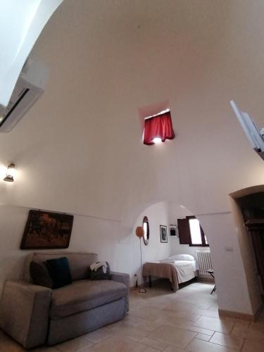 TV a/nebo společenská místnost v ubytování Charming Trulli