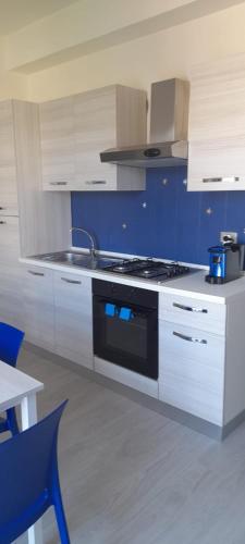 Η κουζίνα ή μικρή κουζίνα στο Jak's Home Laigueglia