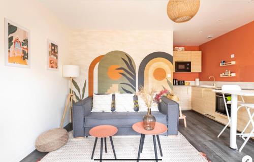 Le 102, Maison avec Terrasse et parking Gare de ROUEN