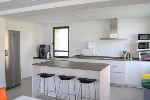Η κουζίνα ή μικρή κουζίνα στο ATERPE KANPEZU HOSTEL