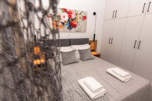 Kúpeľňa v ubytovaní Rikanthos Stone Sea View Apartment Ι