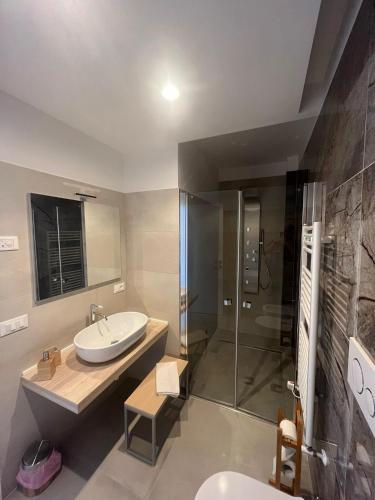 Koupelna v ubytování B&B Casa Laforgia Soffio Mediterraneo
