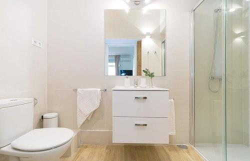 Koupelna v ubytování FUENCARRAL