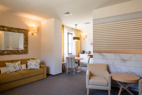 Χώρος καθιστικού στο Hotel Rogge
