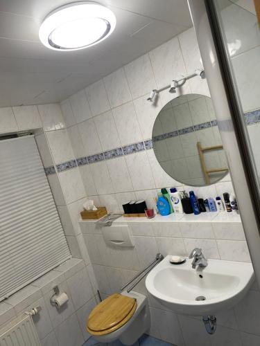 Koupelna v ubytování Gästehaus Melitta