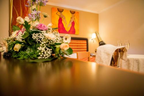 Hotel Aresにあるベッド
