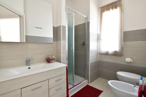 Koupelna v ubytování casa perla marina