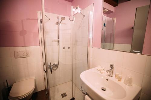 Kúpeľňa v ubytovaní Ristolocanda Grani Di Pepe
