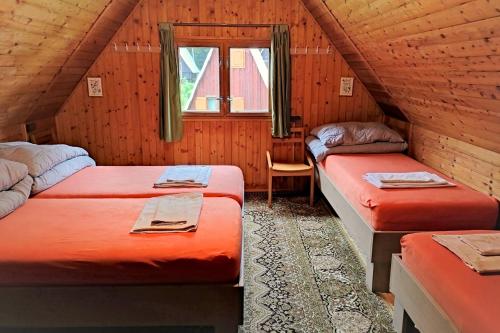 Postel nebo postele na pokoji v ubytování Turisticky Raj