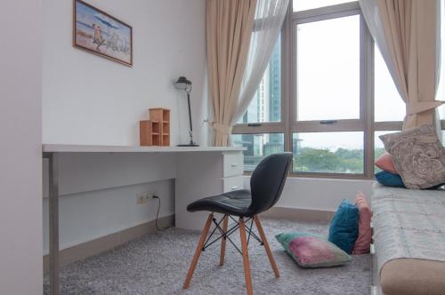 Ein Sitzbereich in der Unterkunft Shaftsbury Cyberjaya by IdealHub