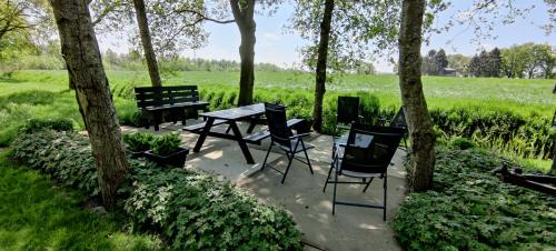 Jardín al aire libre en Evenrust, gelegen nabij het Pieterpad