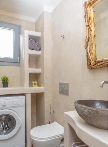 Bilik mandi di Ampelos Residence Naxos