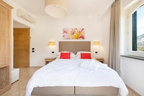 Cama o camas de una habitación en Villa Francesca Relais